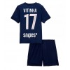 Paris Saint-Germain Vitinha #17 Hemmakläder Barn 2025-26 Kortärmad (+ Korta byxor)